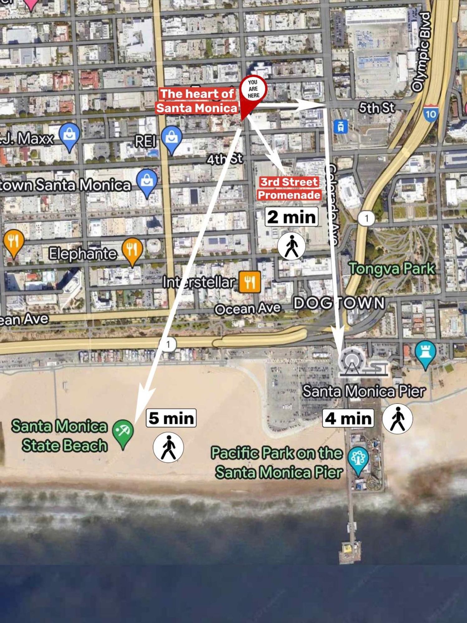 לוס אנג'לס 6 Modern 2 Bdr Apartment Santa Monica Pier מראה חיצוני תמונה